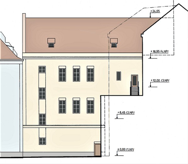 Dostavba SN - zadn prel